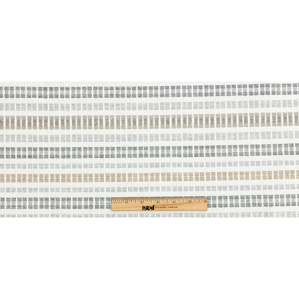Esti Upholstery Woven by Sunbrella - Limestone Broken Stripes Full Esti Upholstery Woven by Sunbrella - Limestone Broken Stripes Full