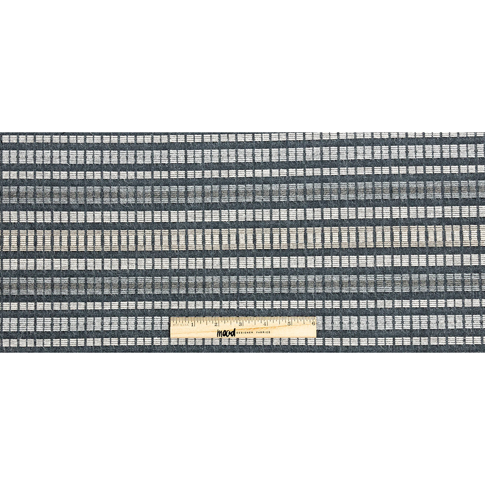 Esti Upholstery Woven by Sunbrella - Onyx Broken Stripes Full Esti Upholstery Woven by Sunbrella - Onyx Broken Stripes Full