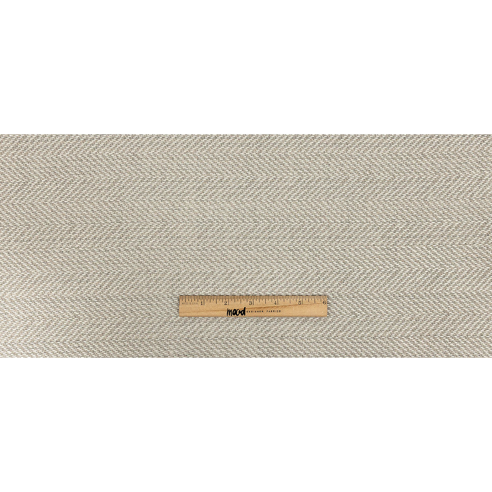 Fusion Posh Herringbone Woven by Sunbrella - Pebble Full Fusion Posh Herringbone Woven by Sunbrella - Pebble Full