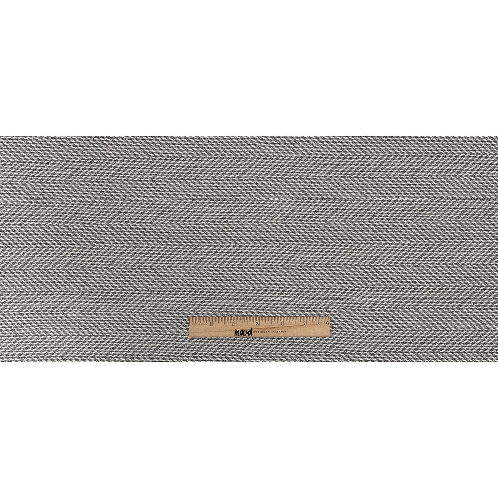 Fusion Posh Herringbone Woven by Sunbrella - Granite Full Fusion Posh Herringbone Woven by Sunbrella - Granite Full