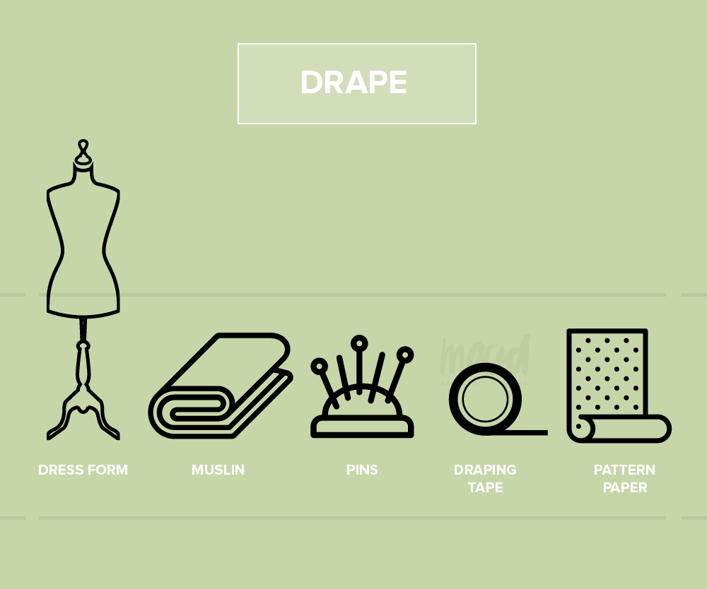 sewing supplies for draping