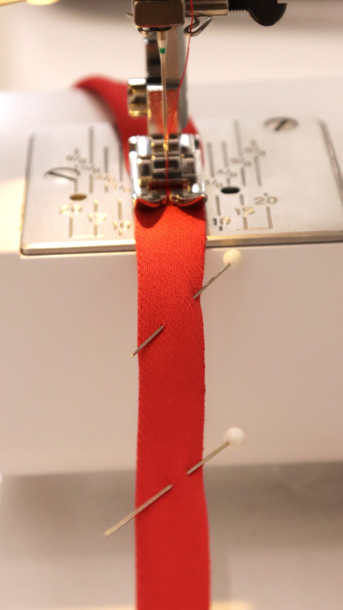 The Vixen Slip Dress: How to make the spaghetti straps