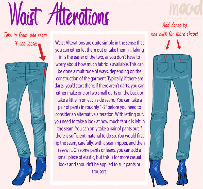 How to Let Out Pants + Pants Alteration Tutorials