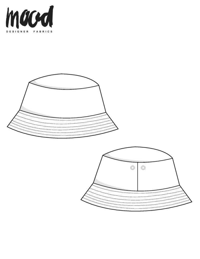 Free Bucket Hat Sewing Pattern in 8 Sizes