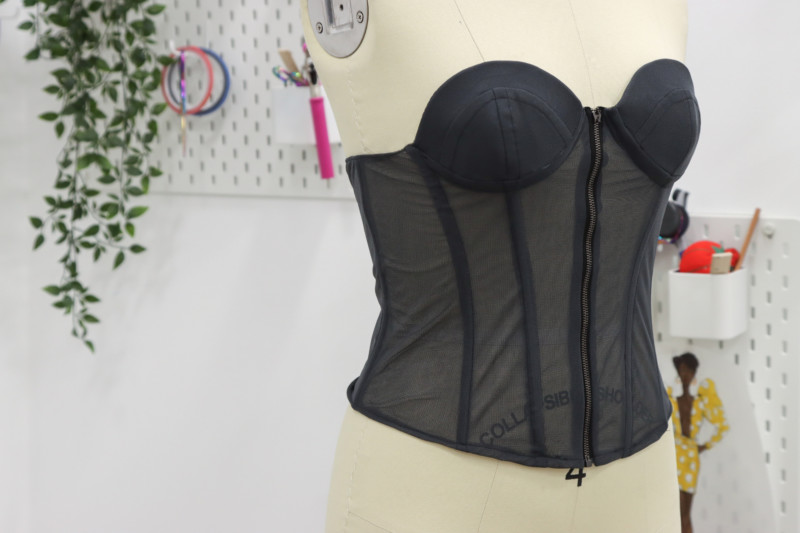 Adding Bust Support to a Swimsuit: Boning & Cups