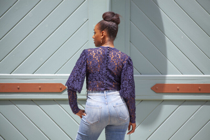 free blouse pattern, free shirt pattern, crop top, lace top