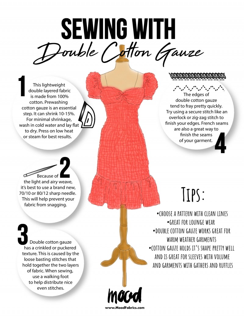 Sewing with Double Cotton Gauze - Free Download