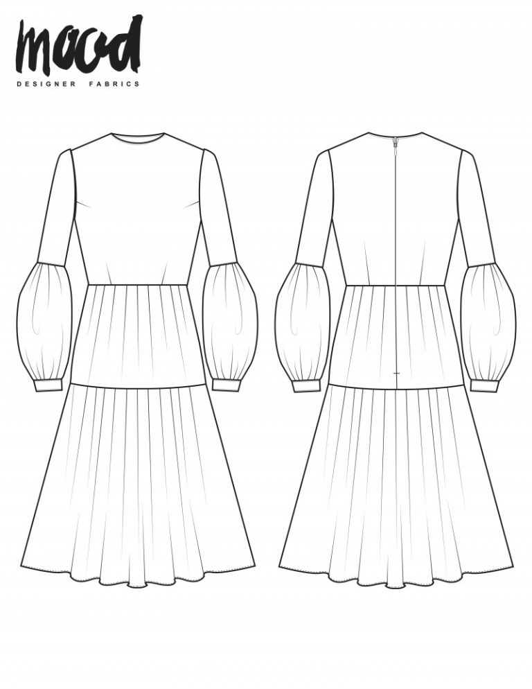 Zenobia/Yarrow Dress Redux - Free Sewing Pattern - Mood Sewciety