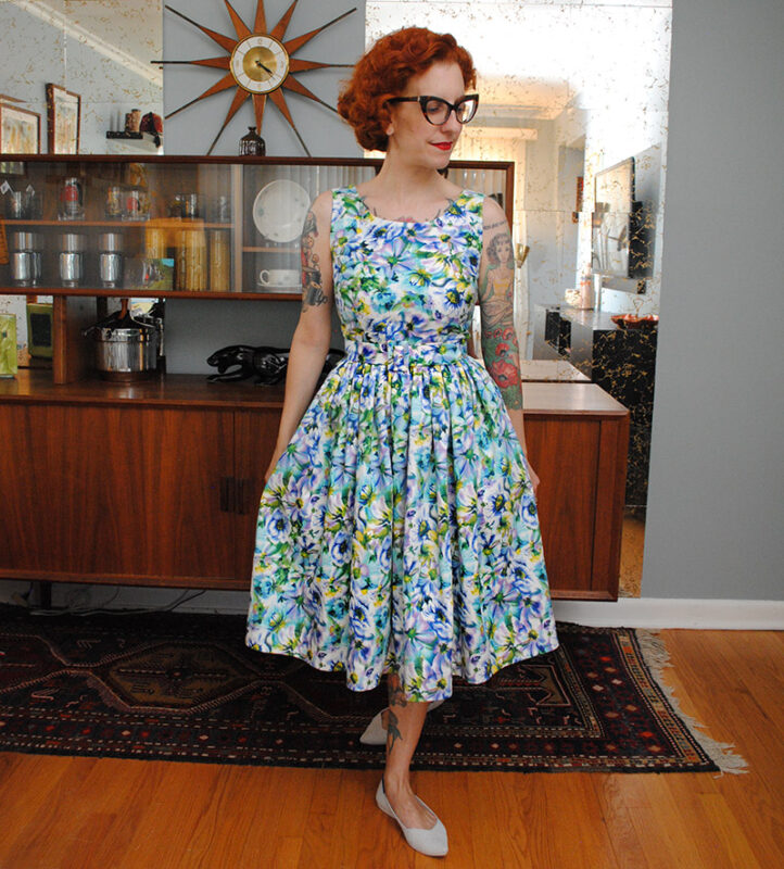 A Sateen Summer Dress - Mood Sewciety