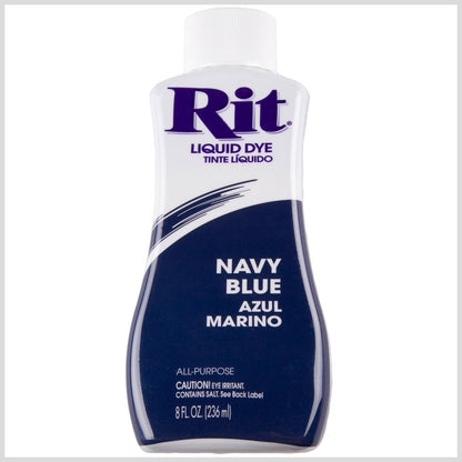 Rit All-Purpose Liquid Fabric Dye - Navy - 8oz Bottle
