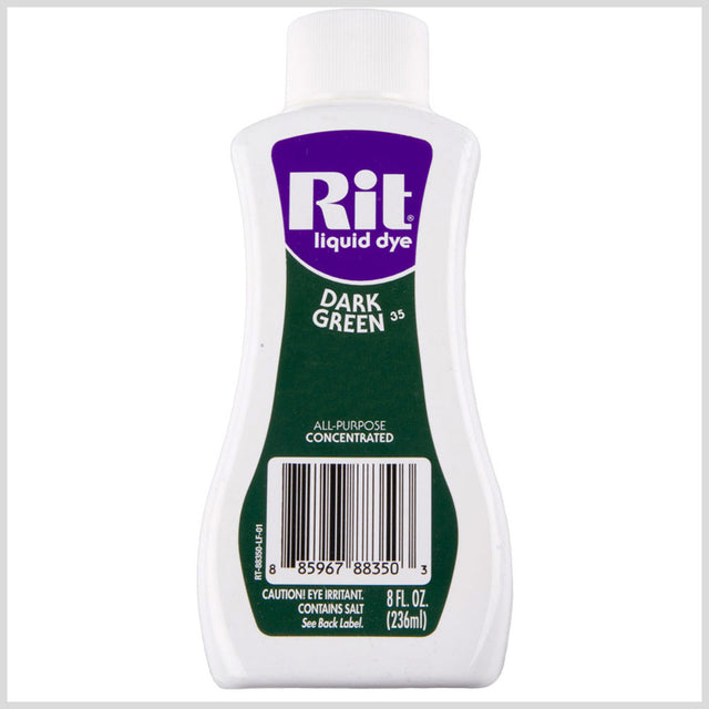 Rit All-Purpose Liquid Fabric Dye - Dark Green - 8oz Bottle