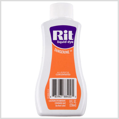 Rit All-Purpose Liquid Fabric Dye - Tangerine - 8oz Bottle