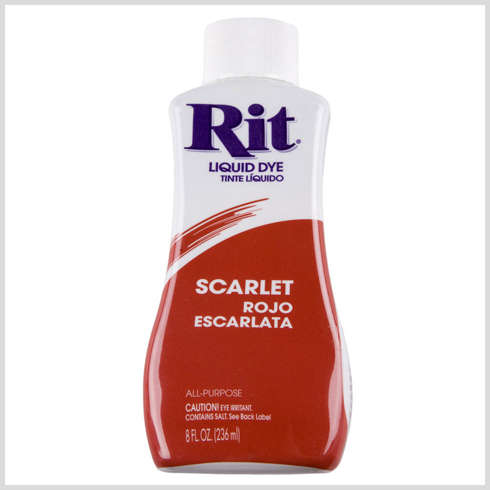 Rit All-Purpose Liquid Fabric Dye - Scarlet - 8oz Bottle