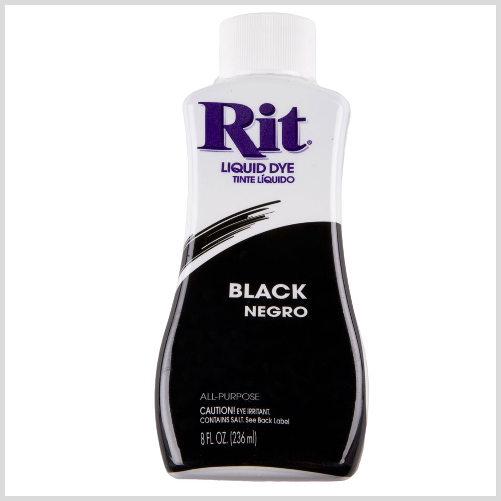 Rit All-Purpose Liquid Fabric Dye - Black - 8oz Bottle