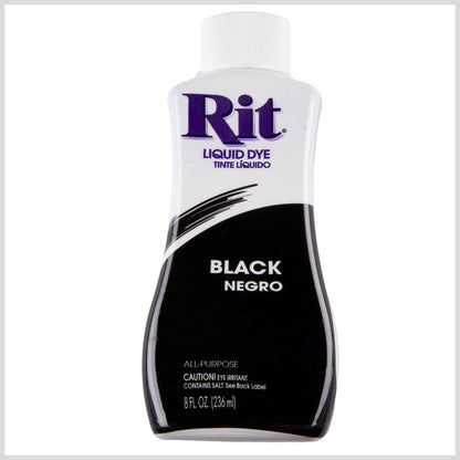 Rit All-Purpose Liquid Fabric Dye - Black - 8oz Bottle
