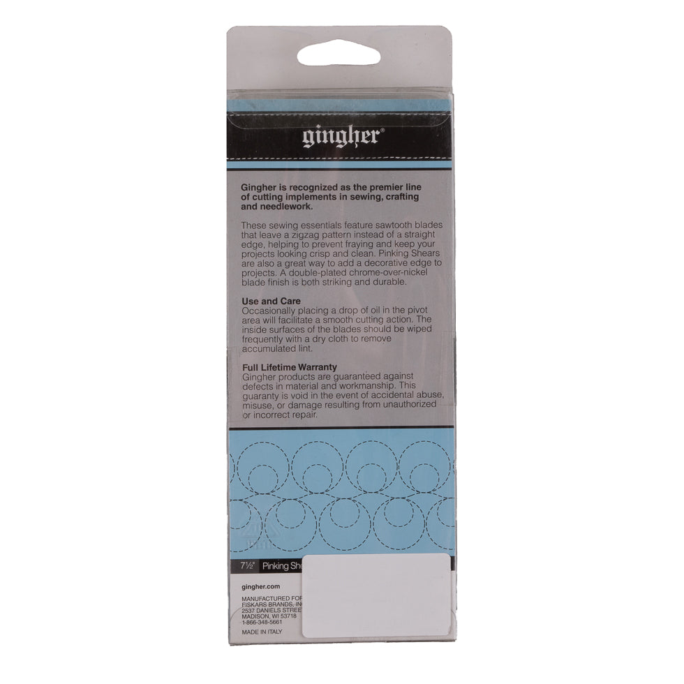 Gingher Pinking Shears - 7.5" Detail