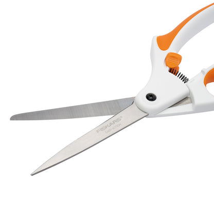Soft Touch Spring Action Fabric Scissors by Fiskars - 8"