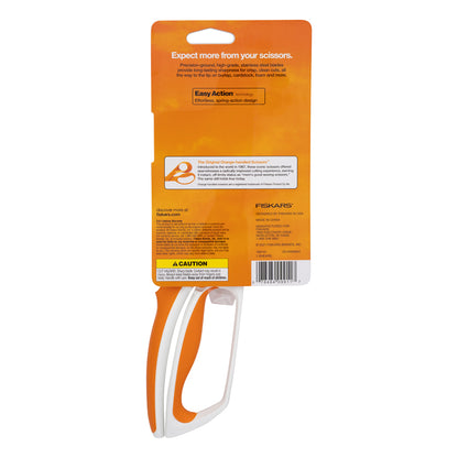 Soft Touch Spring Action Fabric Scissors by Fiskars - 8"