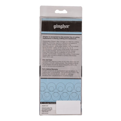 Gingher Knife Edge Dressmaker Shears - 8" Detail