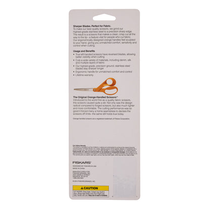 Fiskars Classic Lefty Scissors - 8" Detail