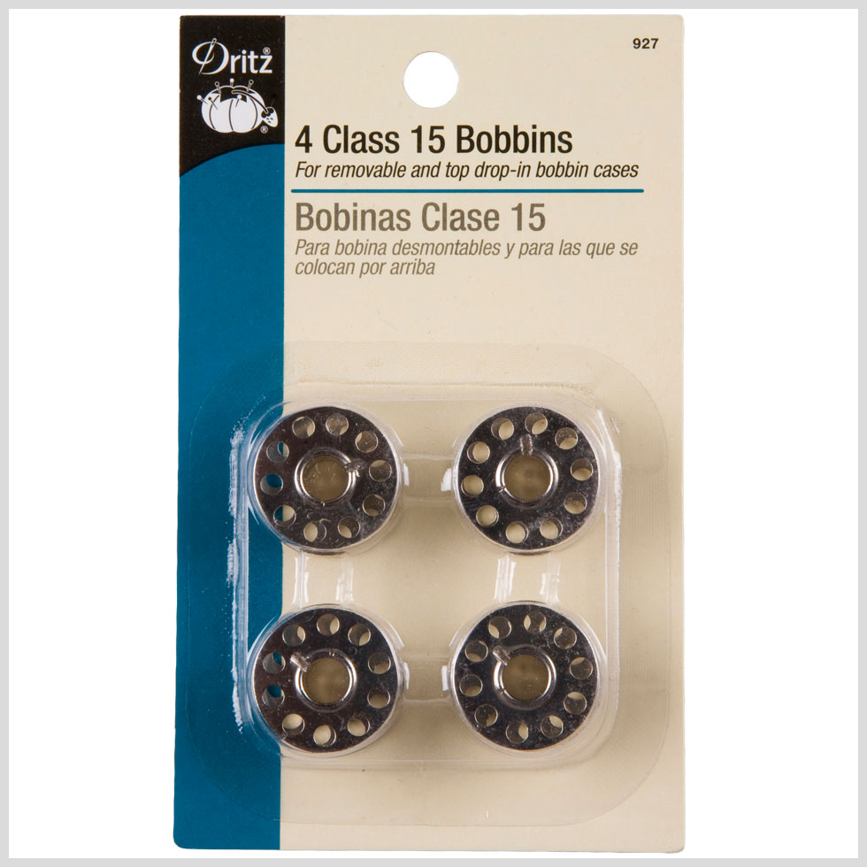 Dritz Class 15 Metal Bobbins - 4 Ct.