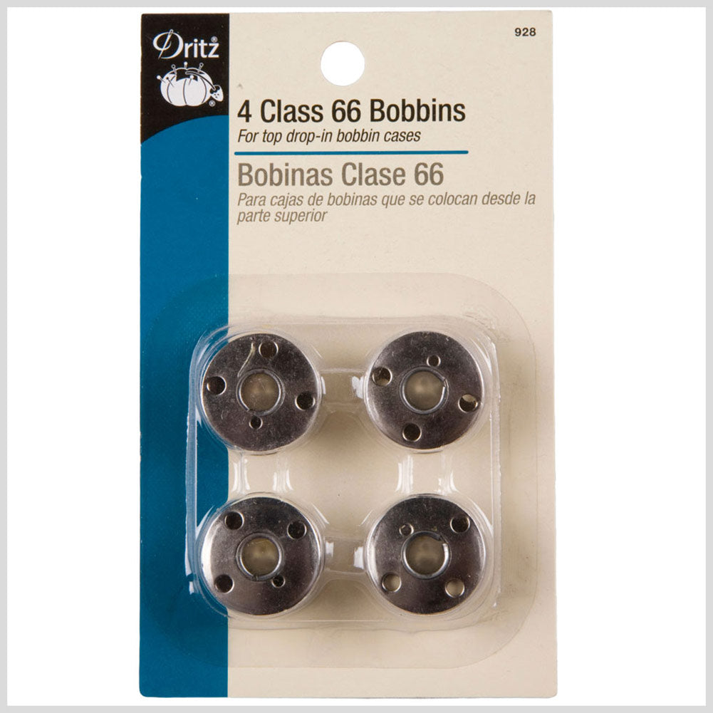 Dritz Class 66 Metal Bobbins - 4 Ct.