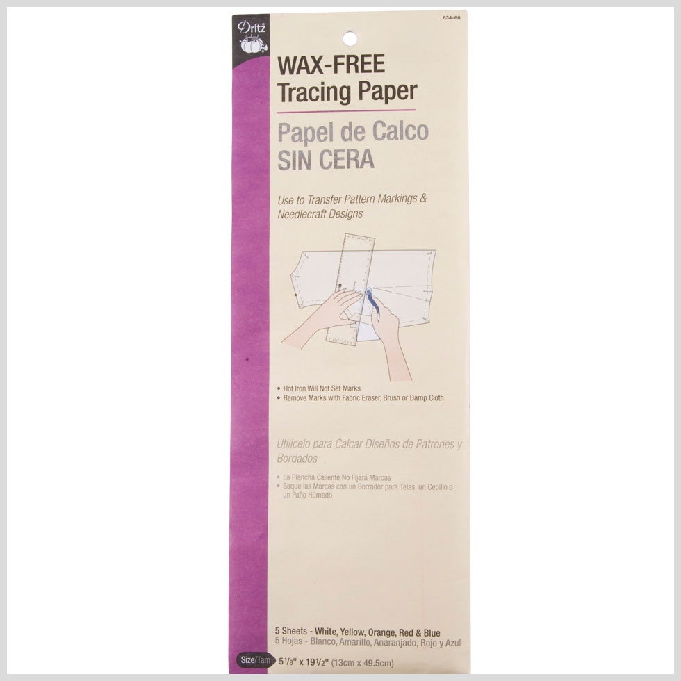 Dritz Wax Free Paper - 5 Sheets Detail