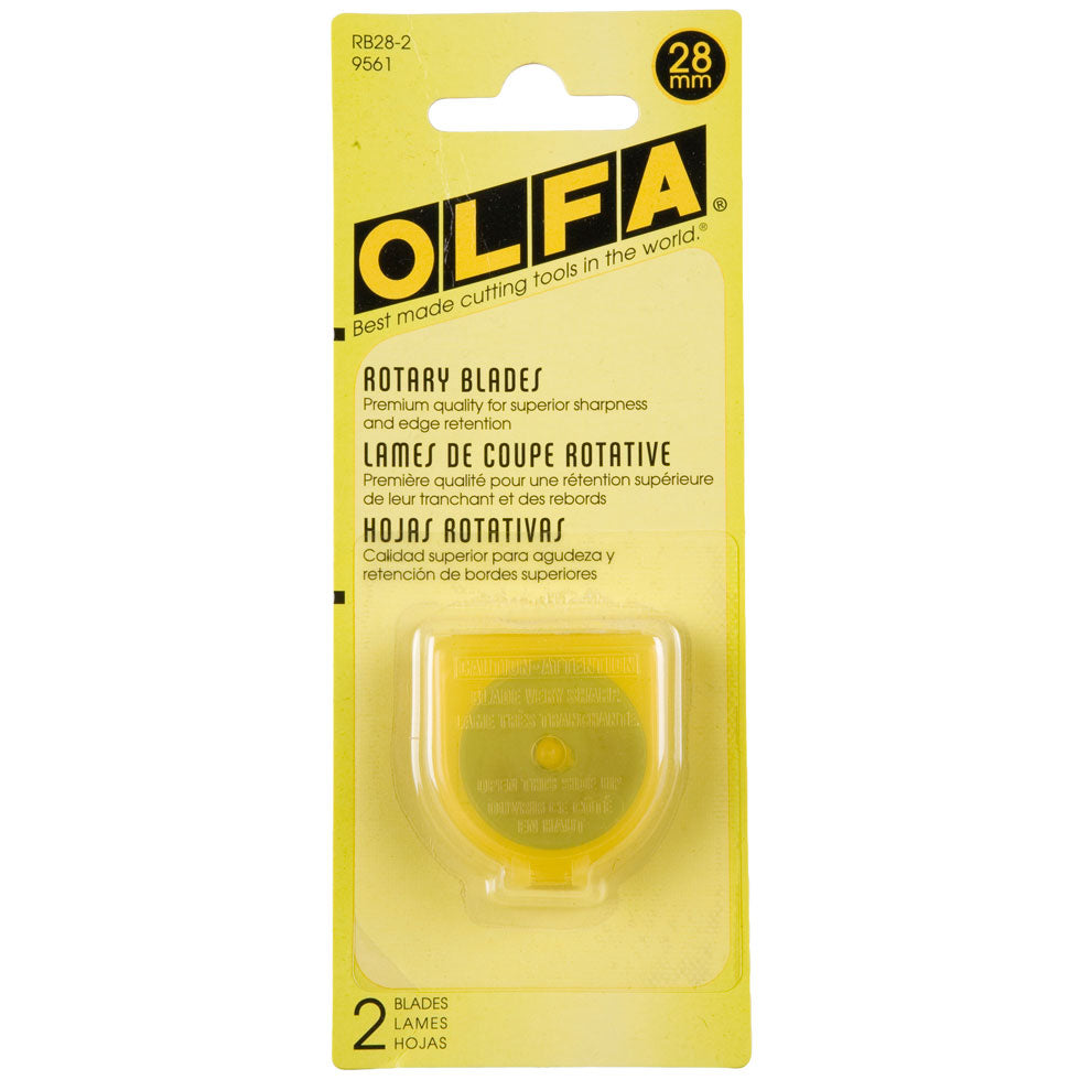 Olfa 28mm Rotary Blade - 2ct