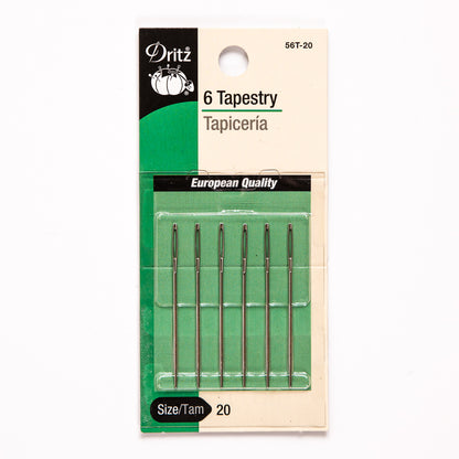 Dritz Tapestry Needles Size 20 - 6ct
