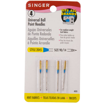 Singer Ballpoint Machine Needles Size 90/14