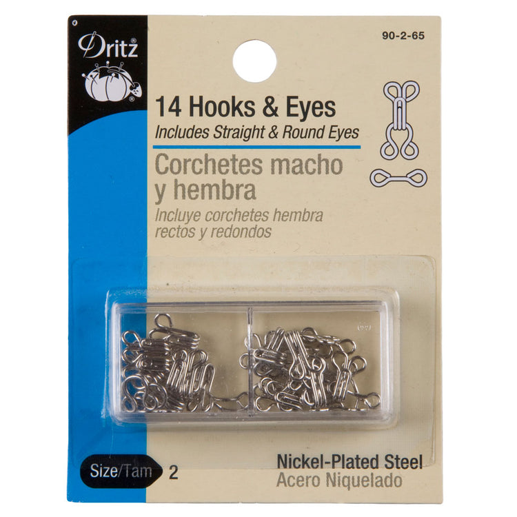 template--25130090922057__main-Dritz Nickel Hooks & Eyes Size 2 - 14ct