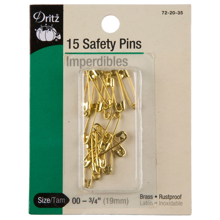 template--25130090922057__main-DritzBrass Safety Pins Size 00-3/4" - 15ct