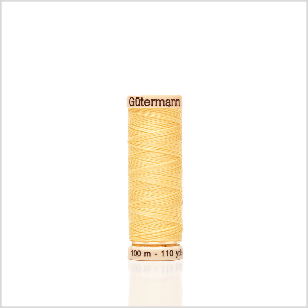 Gutermann Sew All Thread 100m - 805 Pastel Yellow