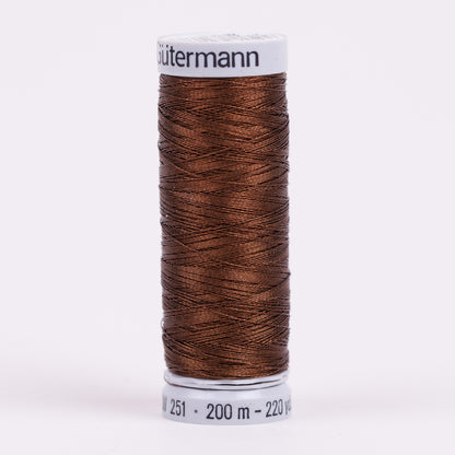 Gutermann Metallic Thread 200m - 2350 Rustic Brown