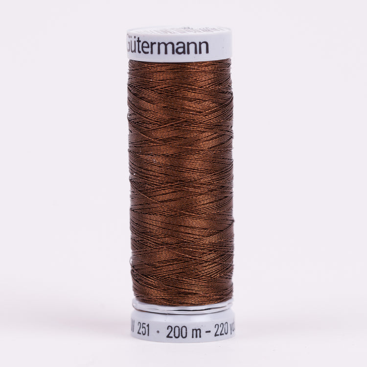 template--25130090922057__main-Gutermann Metallic Thread 200m - 2350 Rustic Brown