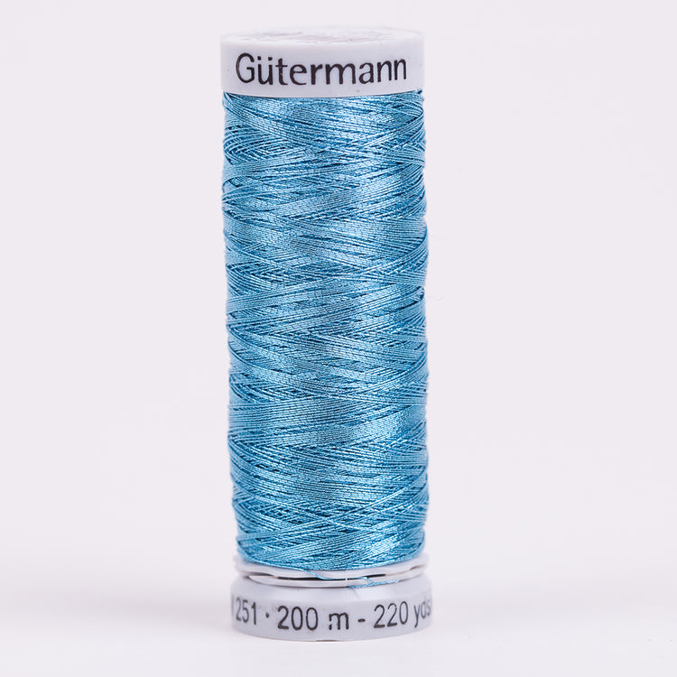 template--25130090922057__main-Gutermann Metallic Thread 200m - 143 Crystal Blue