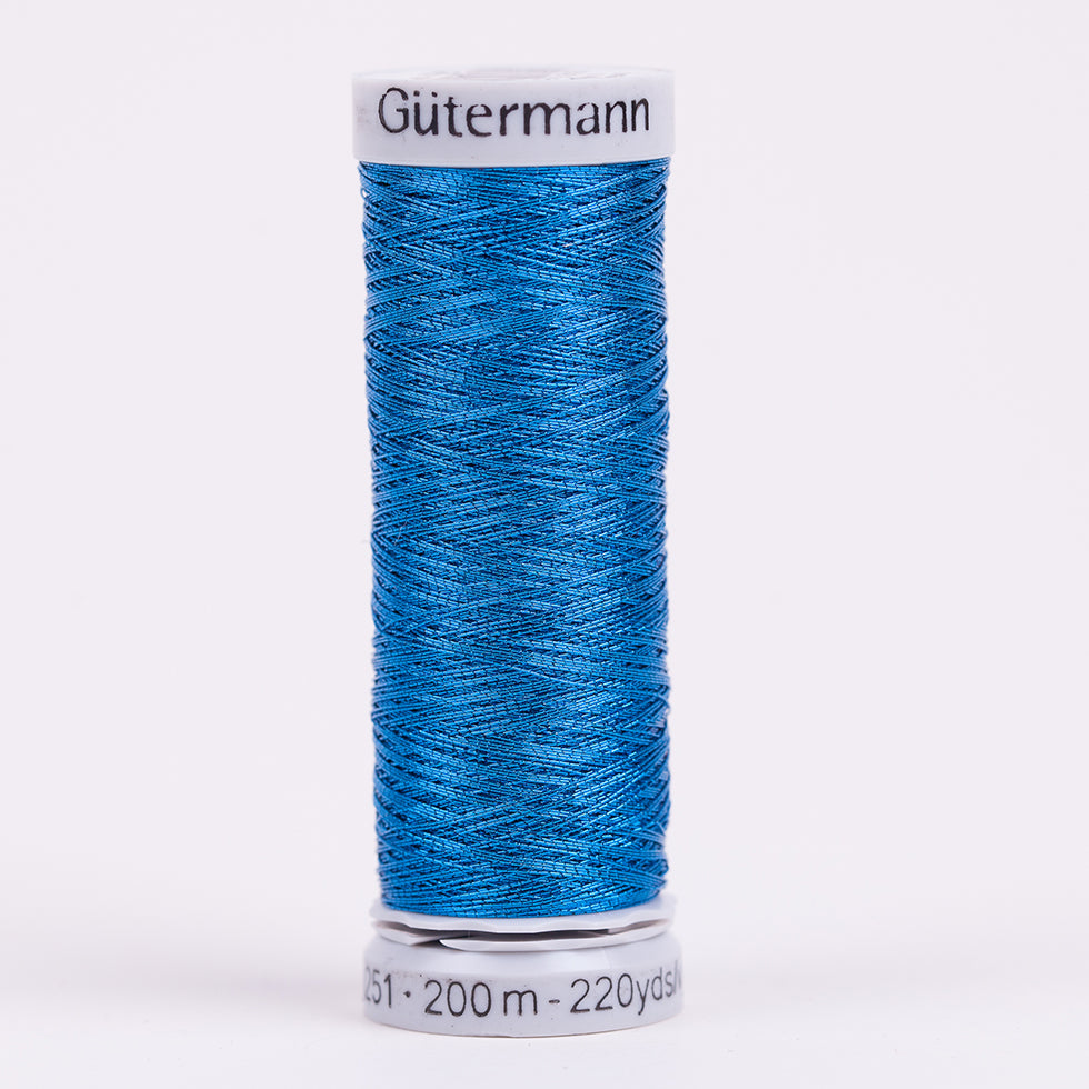 Gutermann Metallic Thread 200m - 483 Petrol