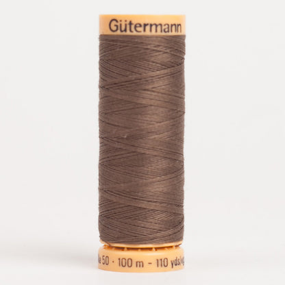 Gutermann Cotton Thread 100m - 2850 Earth Brown