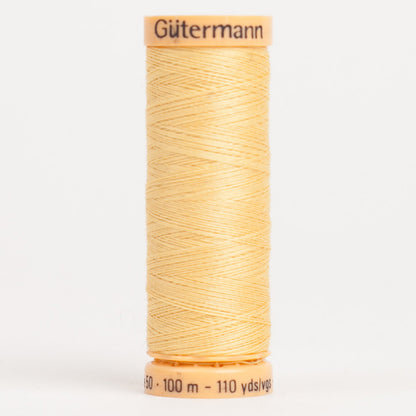 Gutermann Cotton Thread 100m - 1600 Yellow