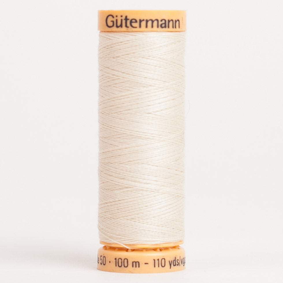 Gutermann Cotton Thread 100m - 1320 Cream