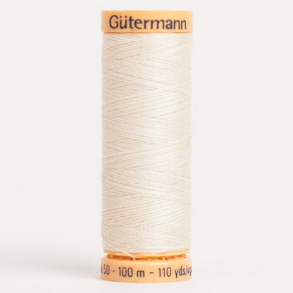 Gutermann Cotton Thread 100m - 1320 Cream
