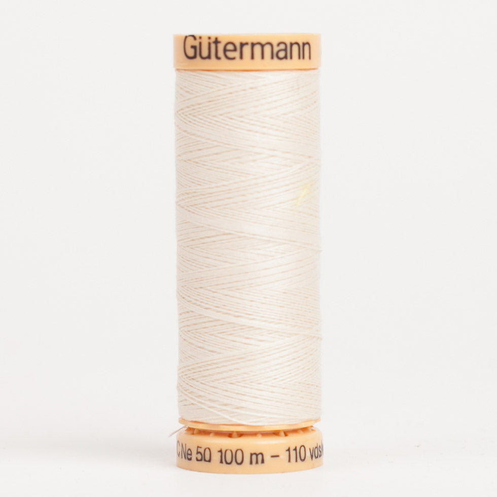 Gutermann Cotton Thread 100m - 1240 Ecru