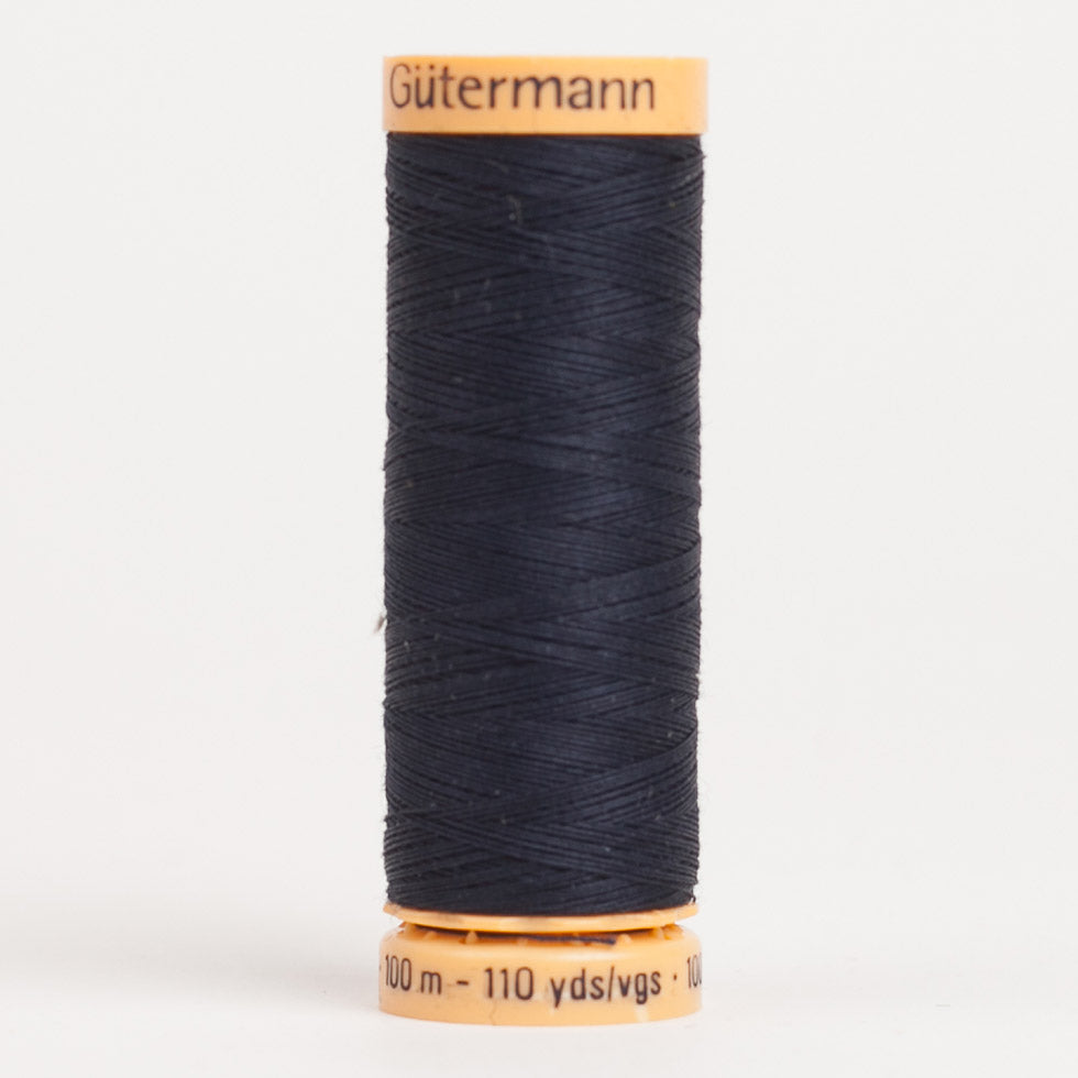 Gutermann Cotton Thread 100m - 6210 Dark Navy