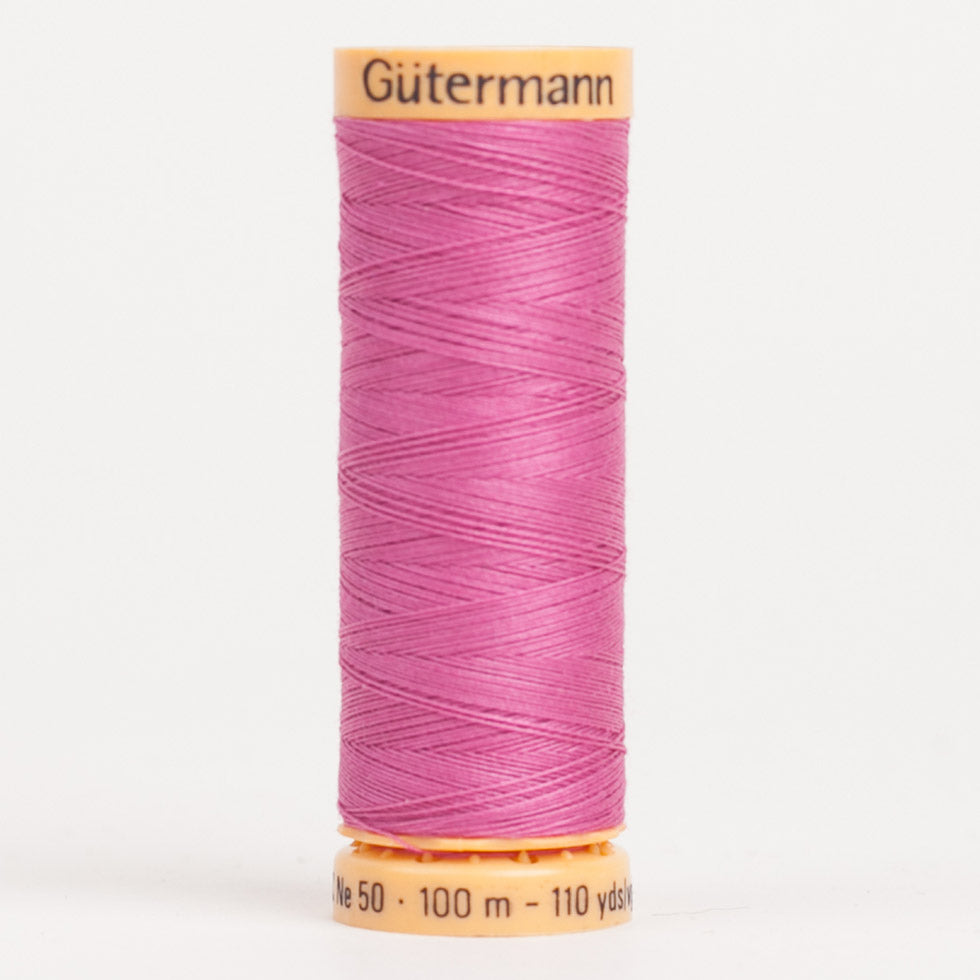 Gutermann Cotton Thread 100m - 5980 Bright Pink