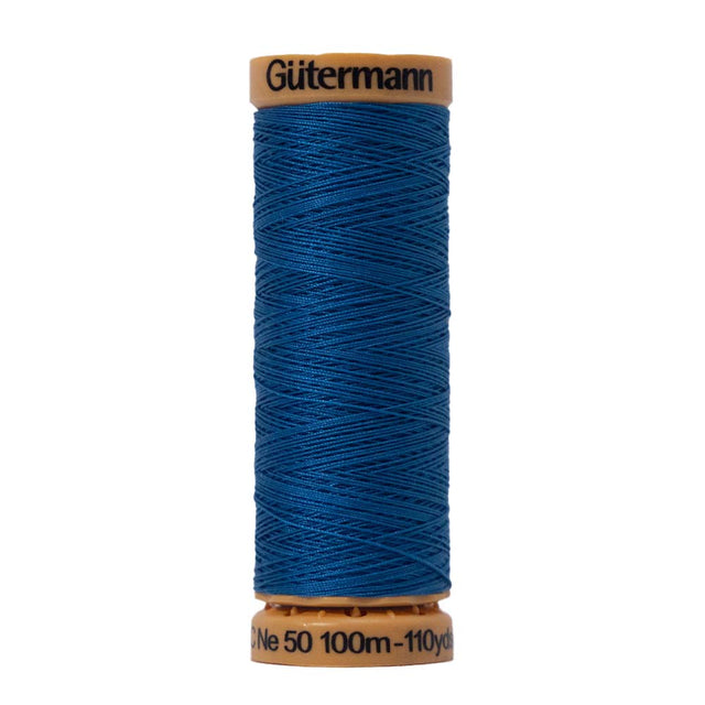Gutermann Natural Cotton Thread 100m - 7050 Jay Blue
