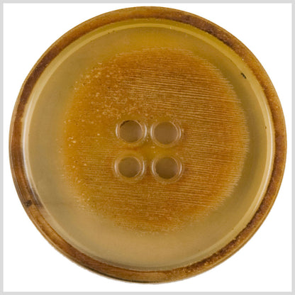 Brown Horn Button - 24L/15mm