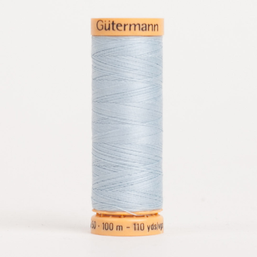 Gutermann Cotton Thread 100m - 7521 Light Dawn Blue