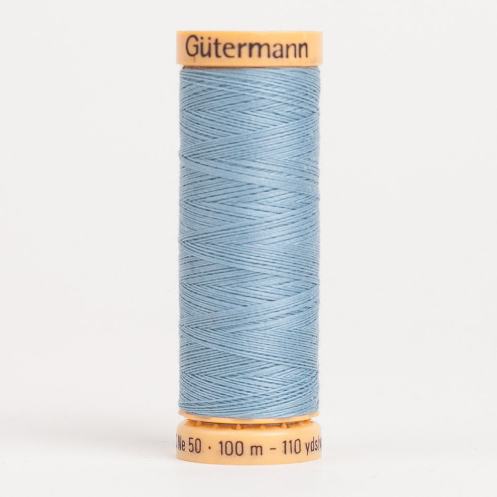 Gutermann Cotton Thread 100m - 7490 Nassau Blue