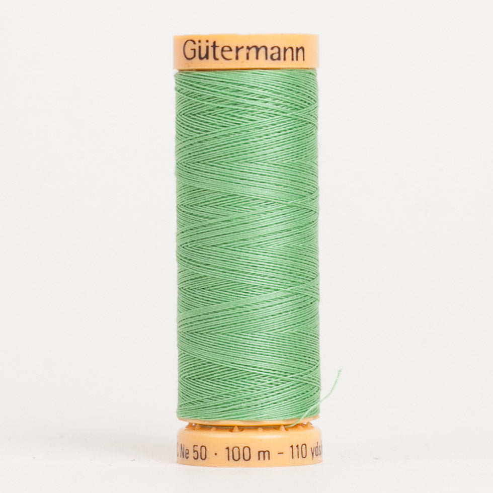 Gutermann Cotton Thread 100m - 7880 Pastel Green