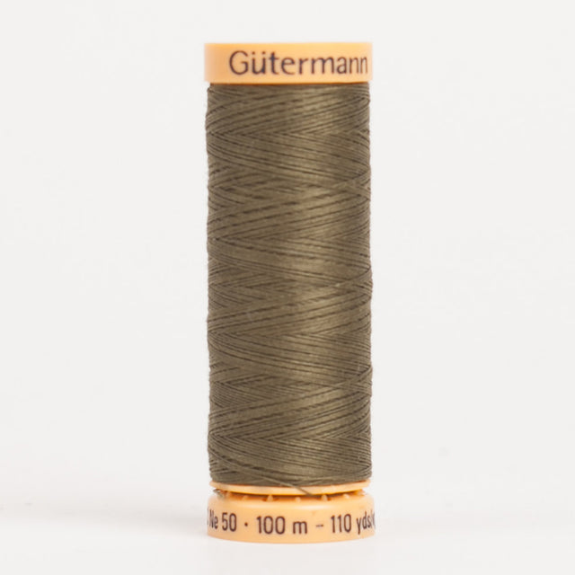 Gutermann Cotton Thread 100m - 8780 Olive Tree
